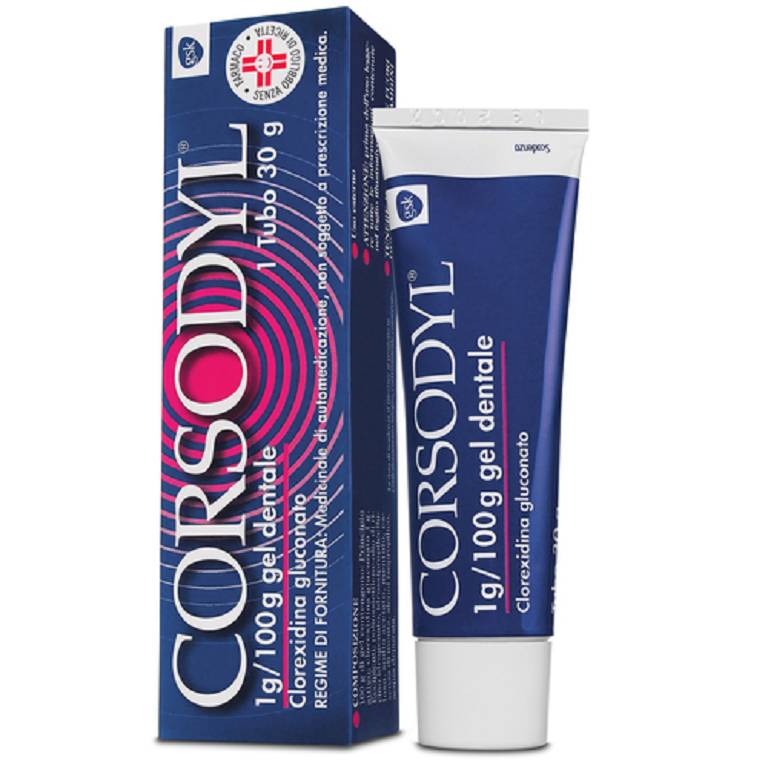 CORSODYL*GEL DENT 30G 1G/100G