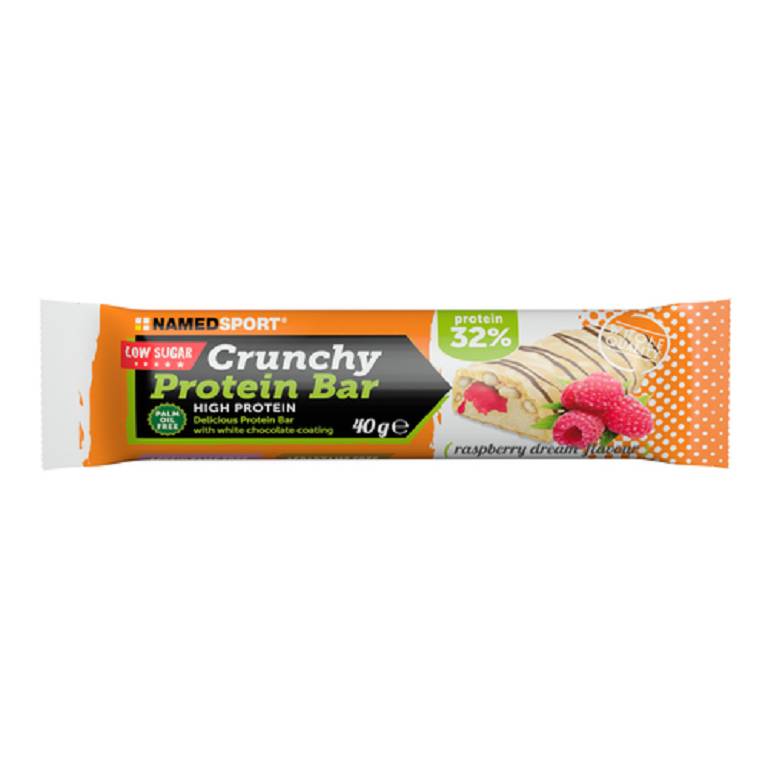 CRUNCHY PROTEINBAR RASPBER 40G