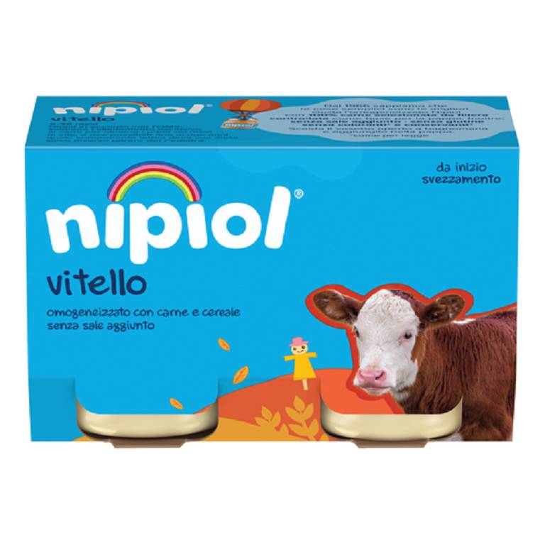 NIPIOL OMOG VITELLO 120G 2PZ