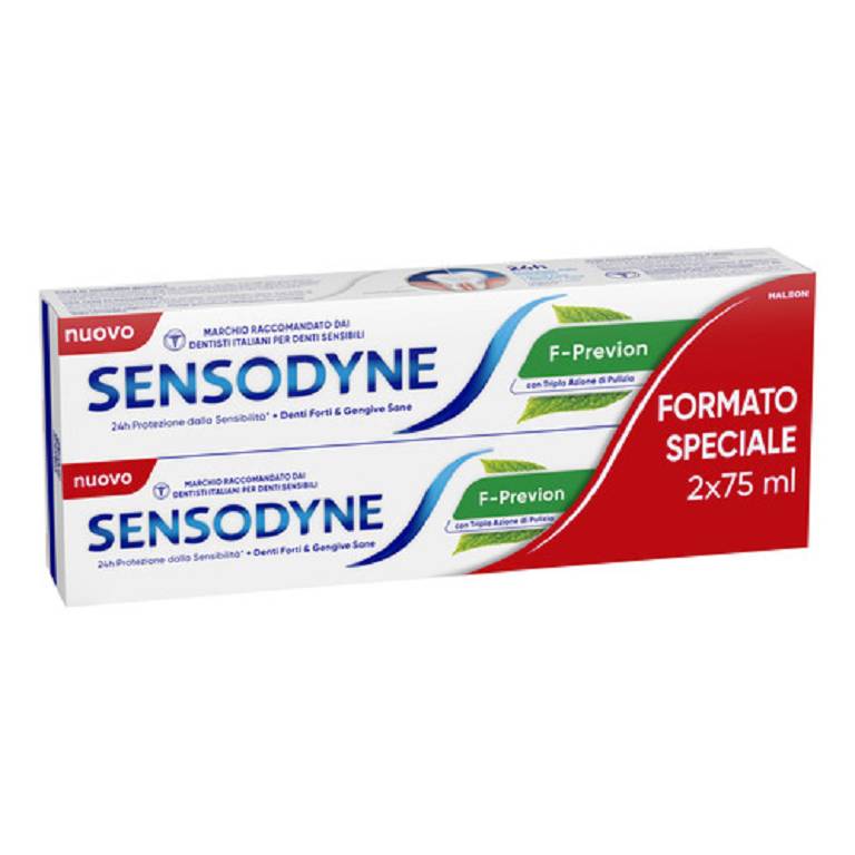 SENSODYNE F PREVION 2X75ML