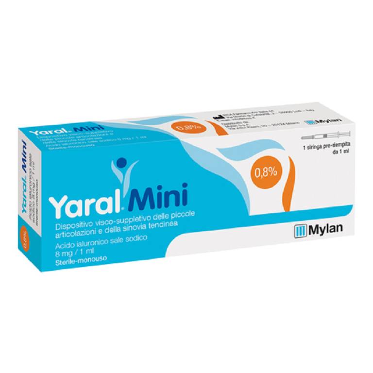 YARAL MINI 0,8% 8MG 1SIR 1ML